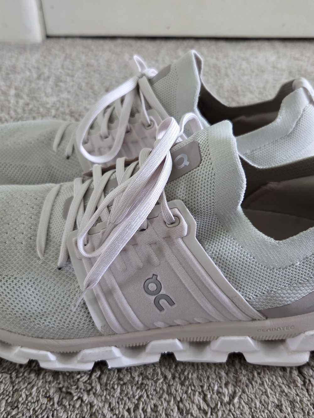 Women's ON Cloudswift 3 Pearl/ Fog Running/Walking Shoe Size 10.5 - Picture 6 of 8